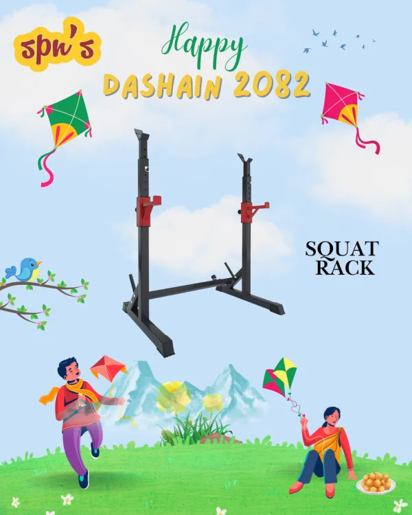 Barbell Rack/Squat Rack, Max. Load 160Kg, Adjustable Press Bench Power Weight Bench Support for Home/Gym Squat Stands