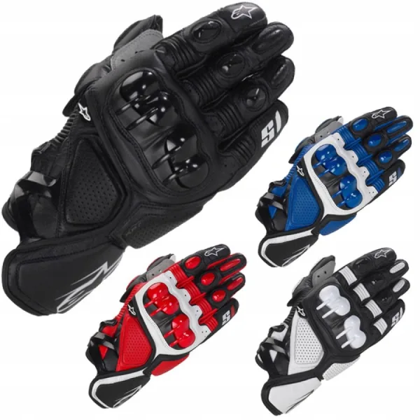 Alpinestar S1 Racing Gloves Motorcycle Riding leather Gloves | Alpine Star Bike Gloves | Racing Gloves | Riding Gear - Image 2