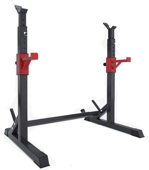 Barbell Rack/Squat Rack, Max. Load 160Kg, Adjustable Press Bench Power Weight Bench Support for Home/Gym Squat Stands - Image 8